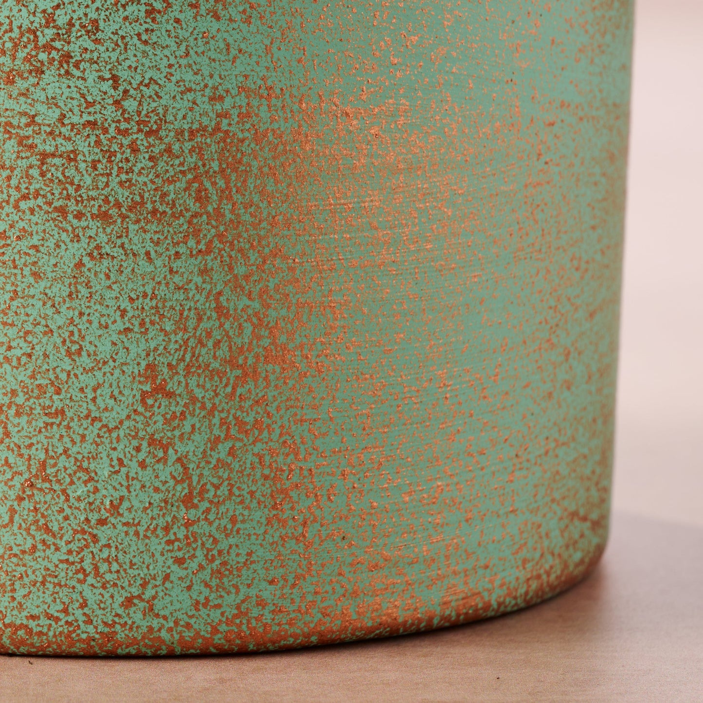Terracotta Mini Planter - Turquoise