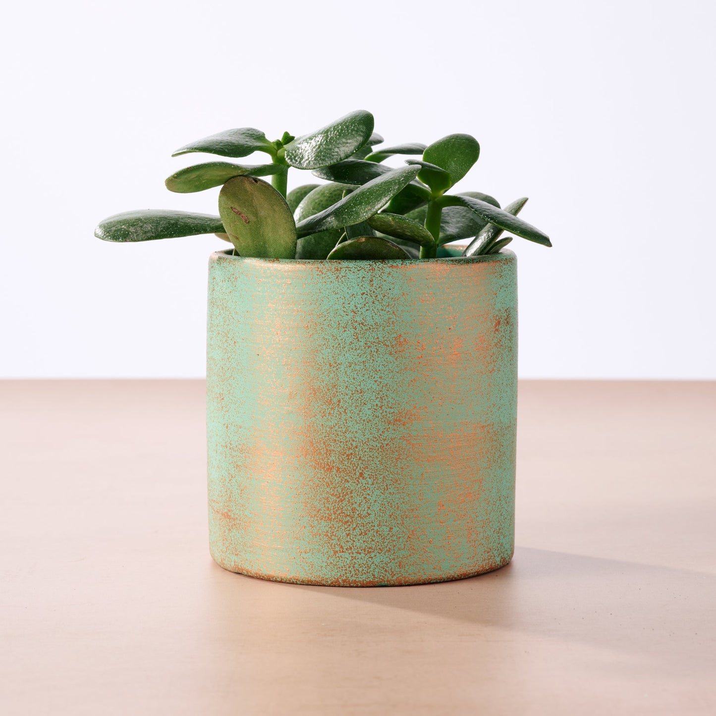 Terracotta Mini Planter - Turquoise